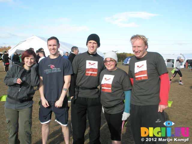 ZombieRun 003 Michelle, Dustin, Chris, Jenni and Marijn pre Zombie run